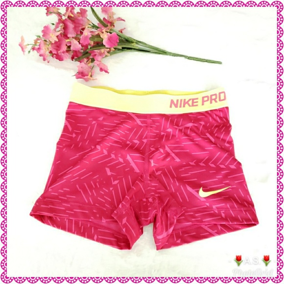 Nike Pants - Nike Pro Dri-Fit Shorts Womens S / Small Hot Pink
